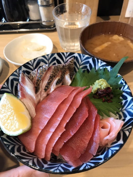 黒ムツとまぐろ丼